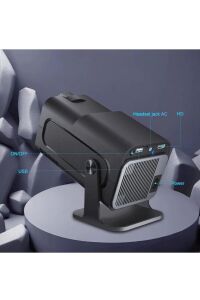 Oyunlu 150inç Pro Game Box Ultra HD 4K 450 Ansi Lmn Projeksiyon Cihazı 2 Joystick Oyun Kolu Hediyeli