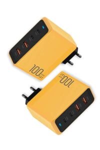 100w GaN3 Pro Masaüstü Süper Hızlı Şarj PD Qualcomm3 Adaptör 2x Type-C 2x UsbA Toplam 4 Port