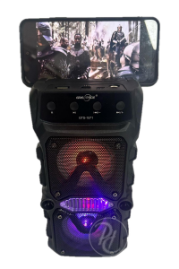 Karaoke Bluetooth Hoparlör Taşınabilir Kablosuz Usb SubWoofer RGB Işık Fm Sd Mikrofonlu Ses Bombası