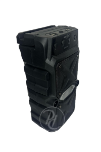 Karaoke Bluetooth Hoparlör Taşınabilir Kablosuz Usb SubWoofer RGB Işık Fm Sd Mikrofonlu Ses Bombası