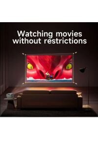 Projeksiyon 4K Ultra HD Ev Ofis Fuar Toplantı Sunumları Sinema Oyun Android WiFi Bluetooth Projektör