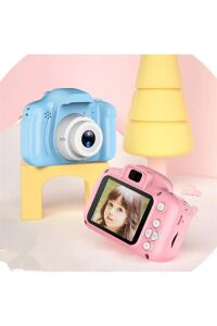 Mini 1080p Hd Çocuk Kamera Dijital Fotoğraf Makinesi 2.0 Inç Ekran Mavi