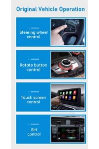 Tak Çalıştır Kablosuz Apple & Android Auto Mini Usb Adaptörü Taşınabilir Bluetooth Wifi