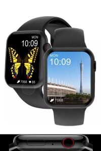 TEŞHİR ÜRÜNÜ Watch 7 Serisi Uyumlu Sesli Arama Bildirim Asistan Özellikli Yetişkin Akıllı Saat Android & Ios Uyumlu Siyah