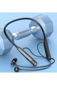 Y10 Sporcu Bluetooth Kulaklık Lcd Şarj Göstergeli Boyun Bantlı Kulaklık