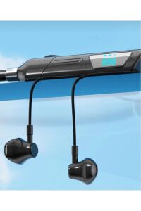Y10 Sporcu Bluetooth Kulaklık Lcd Şarj Göstergeli Boyun Bantlı Kulaklık