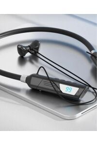 Y10 Sporcu Bluetooth Kulaklık Lcd Şarj Göstergeli Boyun Bantlı Kulaklık