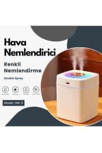 3300 ml Büyük Boy Hava Nemlendirici Buhar Makinesi Işıklı Ambians Kensa