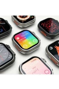 Watch 8 Ultra Pro Max Amoled 49mm 2,02 inç Ekran Pusula Vidalı Kilitli Çift Kordon Akıllı Saat