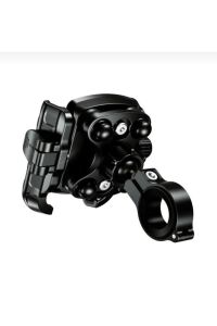 Gidon Montaj Motosiklet Profesyonel Telefon Tutucu Gidon Uyumlu Sıkmalı ve Mandallı 360 Derece Metal