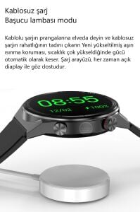 TEŞHİR ÜRÜNÜ Smart Watch IPS Tam HD Ekran DT3 MATE Siri Nfc Bluetooth Akıllı Saat Yeni Nesil 2 Kordon lu