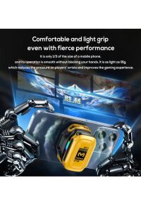 CX12 Kendinden Powerbanklı Manyetik Mıknatıslı Magsafe Destekli Ultra Güçlü Telefon Soğutucu Rgb Led