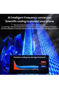 CX12 Kendinden Powerbanklı Manyetik Mıknatıslı Magsafe Destekli Ultra Güçlü Telefon Soğutucu Rgb Led