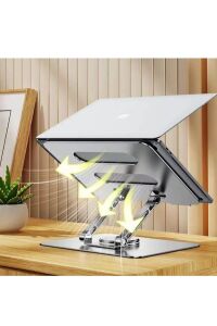 Tablet ve telefon tutucu,standı 360 derece dönebilen metal büyük boy masa üstü stant tutucu