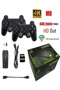 4K Destekli Atari 2.4G Uyumlu Kablosuz Çift Kol Atari Retro 20.000 Üzeri Oyun Game Stick