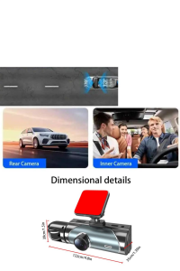 1080P Full HD 1296P Super HD Araç Kamerası Black Box Araç İçi Kamera Video ve Fotoğraf Kaydedici