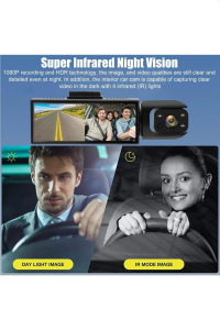 1080P Full HD 1296P Super HD Araç Kamerası Black Box Araç İçi Kamera Video ve Fotoğraf Kaydedici