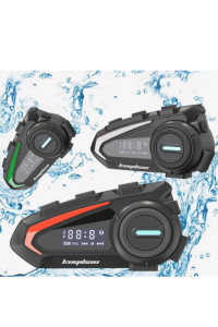 FM Radyolu Kask Kulaklığı Su Geçirmez Bluetooth 5.3 Motosiklet Kask Kulaklık