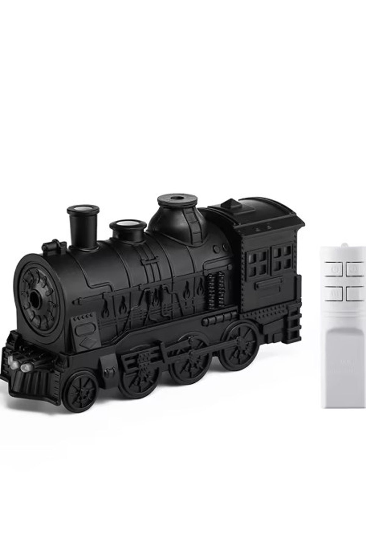 Tren Şeklinde Buharlı Oda Hava Nemlendirici Işık Fonksiyonlu Buhar Makinesi Kumandalı