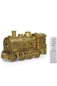 Tren Şeklinde Buharlı Oda Hava Nemlendirici Işık Fonksiyonlu Buhar Makinesi Kumandalı