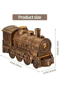 Tren Şeklinde Buharlı Oda Hava Nemlendirici Işık Fonksiyonlu Buhar Makinesi Kumandalı