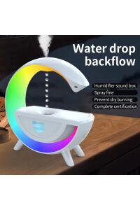 Ultrasonik Hava/Oda Nemlendirici Buhar Makinesi Bluetooth Hoparlörlü Müzik Keyfi