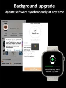 Watch 9 SuperHD Amoled Akıllı Saat Çelik Kordon +2 Kordon ve Bileklik Hediyeli Sağlık Spor Takibi