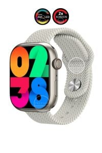 Watch 8 PR-9 Pro Amoled 45mm 1,9 inç Ekran Pusula Vidalı Kilitli Çift Kordon Akıllı Saat