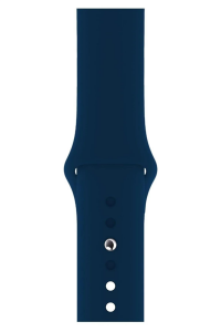 Watch Uyumlu 42-44-45-46-49 mm Uyumlu A Kalite Düz Kordon Kayış Silikon Bileklik Lacivert