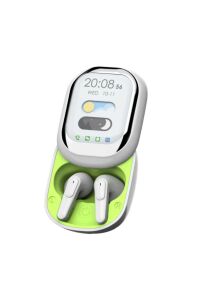 Kulak İçi Kulaklık Akıllı LED Ekran Renkli Dokunmatik Ekranlı Kablosuz Bluetooth Kulaklık PR-SE-ONE Beyaz