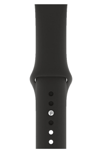 Watch Uyumlu 42-44-45-46-49 mm Uyumlu A Kalite Düz Kordon Kayış Silikon Bileklik Siyah