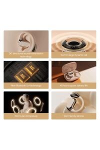 Akıllı Sesli Dil Canlı Çeviri Tercuman Kulaklık Çoklu Dil Desteği Tüm Akıllı Telefonlarla Uyumlu Q11