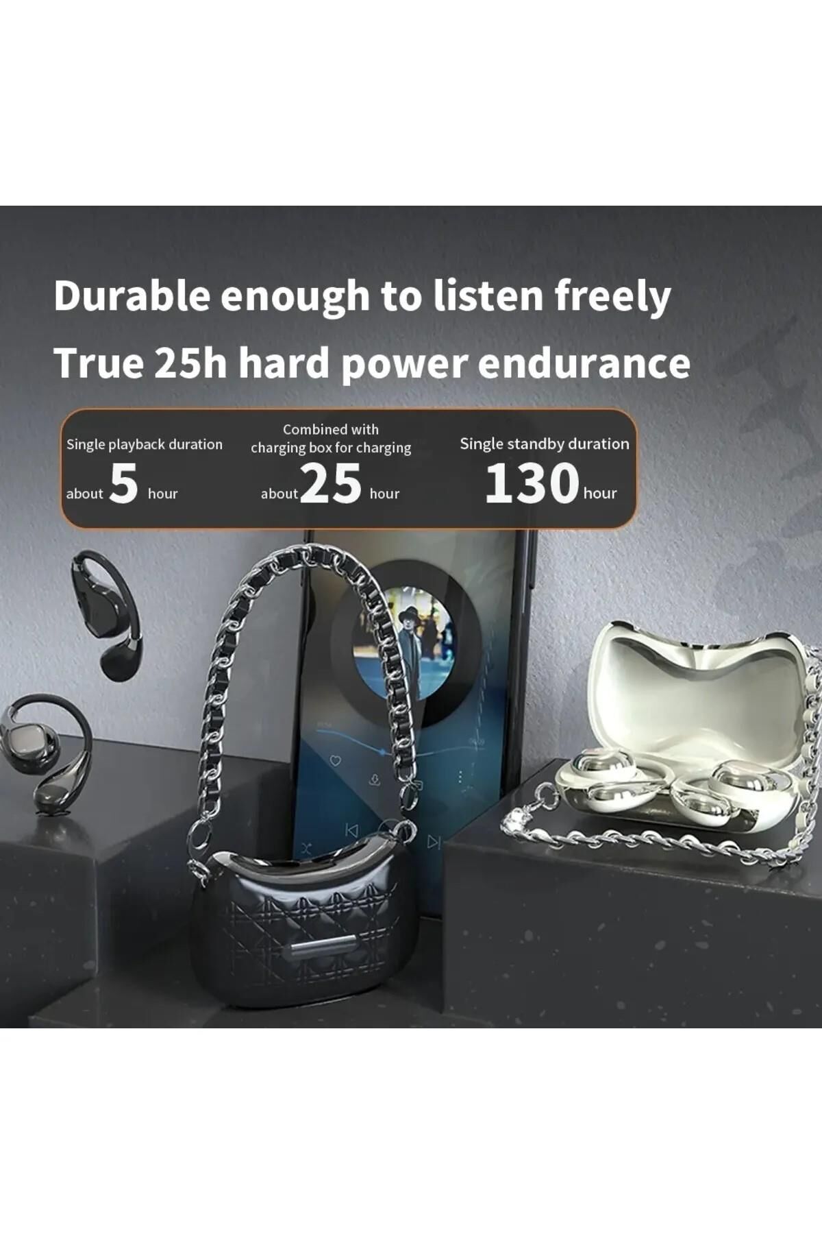 Kulak İçi Kulaklık Çanta Görünümlü Bluetooth Kulaklık Ows Spor Kulaklık Klip Kulaklık YX46