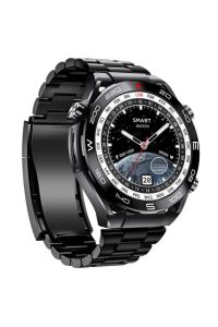 Smart Watch Pro D4 Amoled Akıllı Saat 2x Kordon Metal ve Deri 1.43inc Full HD Amoled Ekran Sesli Arama Bildirim