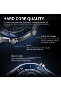 Full HD Amoled Ekran Pro Akıllı Saat Çelik Deri ve Silikon Kordon App Market Müzik Yükleme Kulaklık Bağlama Gri