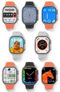 Watch 8 Ultra Ios Android Uyumlu Akıllı Saat 1.99inch Bluetooth Arama Sağlık Spor Verileri Ölçüm