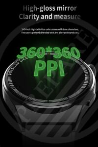 3GT MAX Smart Watch 1.45 inç P Design Siri Nfc Bluetooth Antrasit Siyah Akıllı Saat 3x Kordon