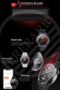 3GT MAX Smart Watch 1.45 inç P Design Bluetooth Gümüş Gri  3x Kordon Akıllı Saat
