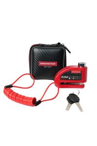 Dl506a 6mm Alarmlı Disk Kilidi | Hatırlatma Kablosu Ve Taşıma Çantası Hediye