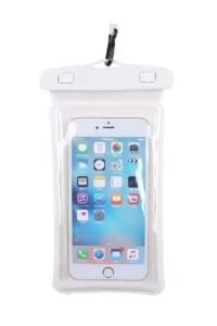 Su Geçirmez Waterproof Deniz Havuz Telefon Kılıfı 7,2 inç Tüm Telefonlara Uyumlu Beyaz