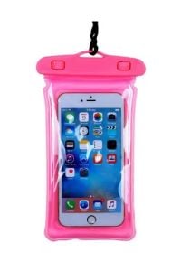 Su Geçirmez Waterproof Deniz Havuz Telefon Kılıfı 7,2 inç Tüm Telefonlara Uyumlu Beyaz