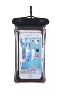 Su Geçirmez Waterproof Deniz Havuz Telefon Kılıfı 7,2 inç Tüm Telefonlara Uyumlu Siyah