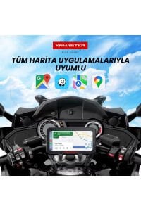 MOTOPLAY 1500 – CarPlay & Android Auto Destekli Motosiklet Multimedya Ekranı