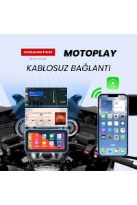 MOTOPLAY 2000 2K Çift Kameralı Kablosuz CarPlay