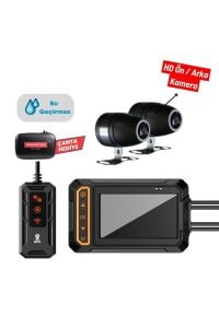 Motocam 1000 - Çift Kameralı Motosiklet DVR Sistemi