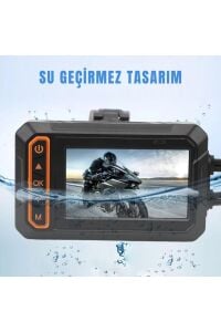 Motocam 1000 - Çift Kameralı Motosiklet DVR Sistemi