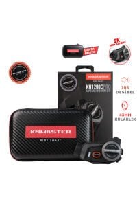 Kn1200C PRO Kameralı Motosiklet Kask Interkom Bluetooth Intercom Kulaklık Seti