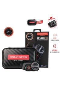 Kn1600C PRO Kameralı Motosiklet Kask Interkom Bluetooth Intercom Kulaklık Seti