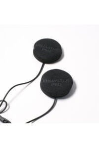 KN2300 Motosiklet Kask İnterkom Bluetooth Intercom Kulaklık Seti Gri