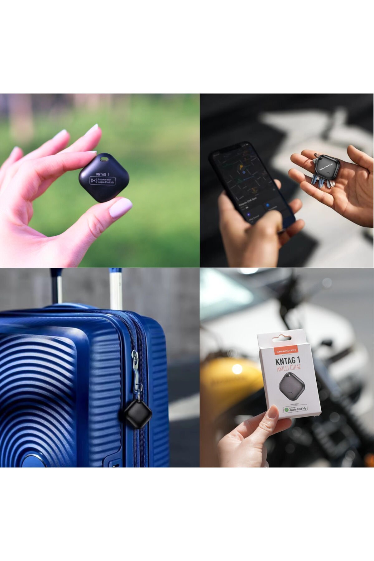 Kntag 1 -4'lü Paket Akıllı Takip Cihazı